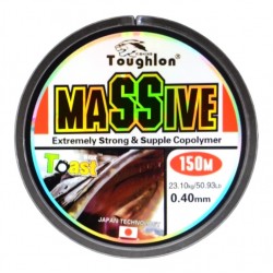 Волосінь для лову риби, Toughlon Massive, 150м, перетин 0.40мм